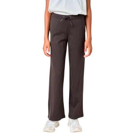 Pantalon chino chocolat à rayures tennis avec...