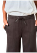 Thumbnail Pantalon chino chocolat à rayures tennis avec une coupe droite - Image 4