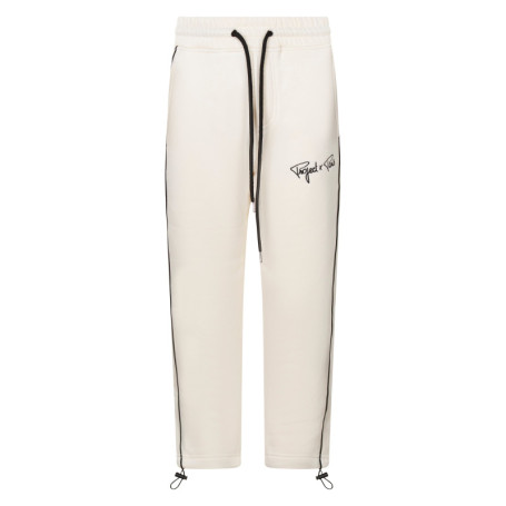 Pantalon de jogging blanc uni muni d'une coupe...