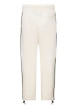 Thumbnail Pantalon de jogging blanc uni muni d'une coupe droite et d'un liseré noir - Image 2
