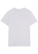 Thumbnail T-shirt en coton blanc imprimé à coupe droite doté d'un col rond - Image 2