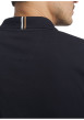 Thumbnail Polo en coton bleu marine uni pourvu d'une coupe droite et d'un col boutonné - Image 5