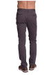 Thumbnail Pantalon chino en coton gris anthracite uni avec une coupe slim fit - Image 3
