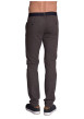 Thumbnail Pantalon chino en coton marron uni à coupe slim fit et taille intermédiaire - Image 3