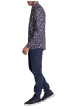 Thumbnail Chemise en coton nuit imprimée avec une coupe droite à boutons - Image 2