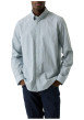 Thumbnail Chemise en coton bleue à motifs géométriques pourvue d'une coupe ajustée - Image 2