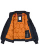 Thumbnail Blouson marine à coupe ajustée pourvu d'un col montant zippé - Image 2