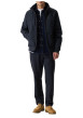 Thumbnail Blouson marine à coupe ajustée pourvu d'un col montant zippé - Image 6