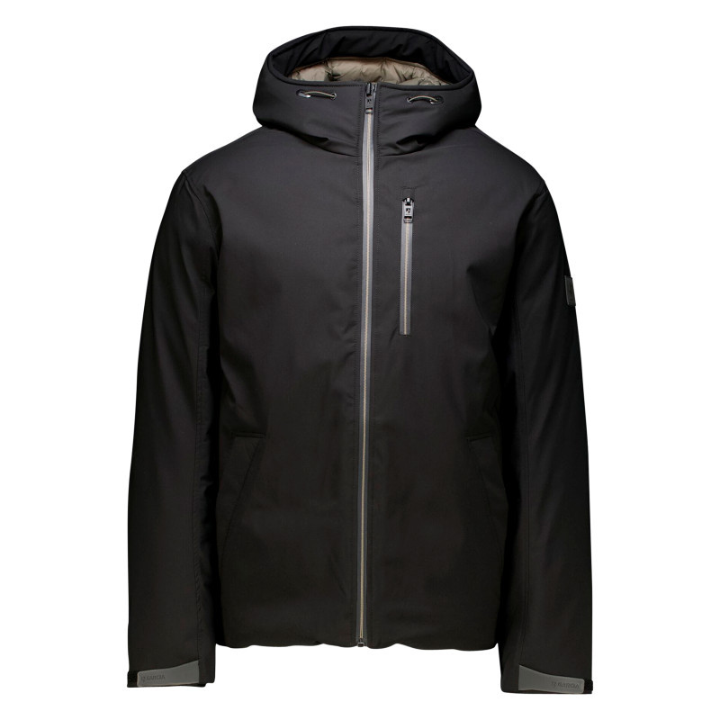 Garcia - Blouson Noir à Coupe Ajustée Pourvu D'un Col à Capuche Et De Manches Longues - Noir Garcia - Blouson Noir à Coupe Ajustée Pourvu D'un Col à Capuche Et De Manches Longues - Noir