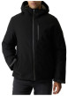Thumbnail Blouson noir à coupe ajustée pourvu d'un col à capuche et de manches longues - Image 3