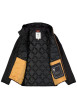 Thumbnail Blouson noir matelassé à coupe ajustée pourvu d'un col à capuche - Image 2