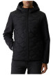 Thumbnail Blouson noir matelassé à coupe ajustée pourvu d'un col à capuche - Image 3