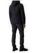 Thumbnail Blouson noir matelassé à coupe ajustée pourvu d'un col à capuche - Image 4