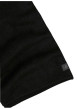Thumbnail Écharpe noire en maille tricotée pourvue de l'étiquette de la marque - Image 2