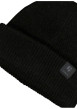 Thumbnail Bonnet noir en maille tricotée pourvu de l'étiquette de la marque - Image 3