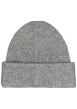 Thumbnail Bonnet gris en maille tricotée pourvu de l'étiquette de la marque - Image 2