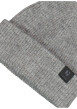 Thumbnail Bonnet gris en maille tricotée pourvu de l'étiquette de la marque - Image 3