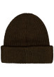 Thumbnail Bonnet kaki en maille tricotée pourvu de l'étiquette de la marque - Image 2