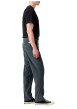 Thumbnail Pantalon Chino en coton vert à coupe droite pourvu de poches italiennes - Image 5