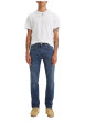 Thumbnail Jean 502® Taper en coton mélangé bleu à coupe droite pourvu de poches - Image 6
