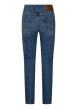 Thumbnail Jean Wedgie Slim en coton bleu denim délavé avec rivets cuivrés - Image 2