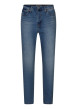 Thumbnail Jean Wedgie Slim en coton bleu denim délavé doté de 5 poches