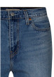 Thumbnail Jean Wedgie Slim en coton bleu denim délavé doté de 5 poches - Image 3