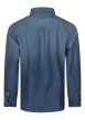 Thumbnail Chemisier en coton bleu clair dégradé à coupe droite et un col à revers - Image 2