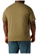 Thumbnail T-shirt en coton kaki imprimé à coupe droite pourvu d'un col rond - Image 4