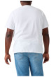 Thumbnail T-shirt en coton blanc imprimé à coupe droite pourvu d'un col rond - Image 4
