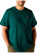 Thumbnail T-shirt en coton vert à coupe droite pourvu d'un col rond et de manches courtes - Image 2