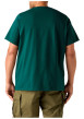 Thumbnail T-shirt en coton vert à coupe droite pourvu d'un col rond et de manches courtes - Image 3