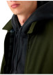 Thumbnail Blouson en coton kaki à coupe ajustée pourvu d'un col à revers - Image 4