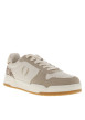 Thumbnail Tennis blanches et beiges à talon plat avec un motif léopard - Image 3