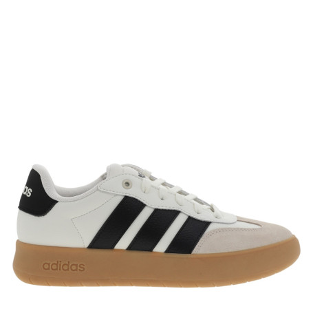 Tennis Barreda Xlg en cuir blanc à talon plat...