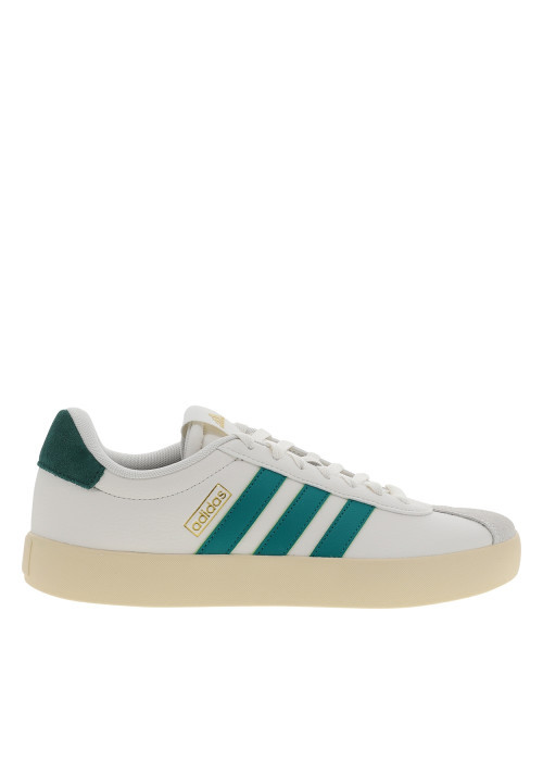 Tennis en cuir écru à talon plat dotées de...