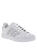 Thumbnail Tennis blanches muni d'un talon plat et d'une fermeture à lacets - Image 2