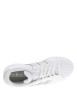 Thumbnail Tennis blanches muni d'un talon plat et d'une fermeture à lacets - Image 5