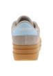 Thumbnail Tennis Vl Court Bold en cuir taupe à talon plateau avec des lacets plats - Image 4