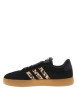 Thumbnail Tennis Vl Court 3.0 en cuir noir à talon plat et à lacets plats - Image 3