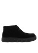 Thumbnail Boots Torhill Hi en cuir noir à talon plat pourvues de lacets