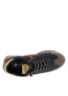 Thumbnail Baskets running en cuir bleues à talon plat fermé avec des lacets élastiqués - Image 5