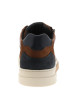 Thumbnail Tennis en cuir cognac à talon plat avec des lacets et un zip latéral - Image 4