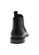 Thumbnail Boots en cuir marron à talon décroché bas pourvues d'un soufflet élastiqué - Image 4