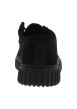 Thumbnail Boots Torhill Lo en cuir noir à talon plateau avec des lacets - Image 4