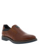 Thumbnail Mocassins cognac à talon décroché bas doté de soufflets élastiqués - Image 2