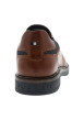 Thumbnail Mocassins cognac à talon décroché bas doté de soufflets élastiqués - Image 4