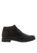 Thumbnail Bottines noir à talon décroché bas dotées d'un zip et des lacets