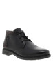 Thumbnail Bottines noir à talon décroché bas dotées d'un zip et des lacets - Image 2