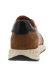 Thumbnail Baskets running 333-Ax801 en cuir brun à talon plat et à lacets bicolores - Image 4